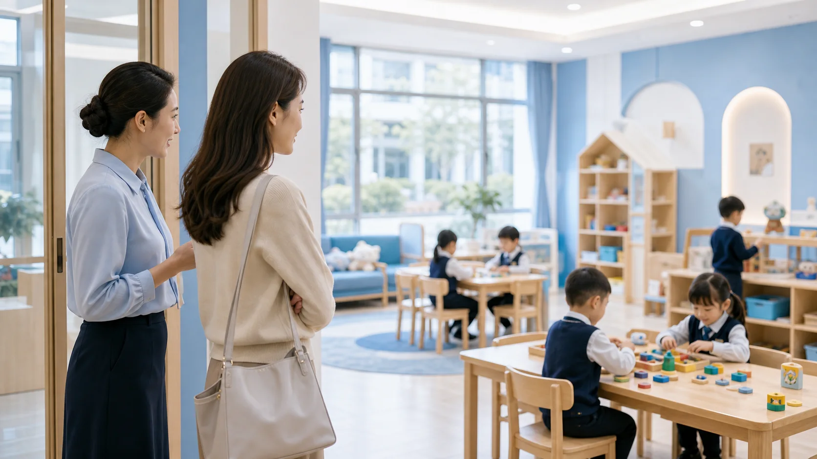 家长观察幼儿园课堂环境